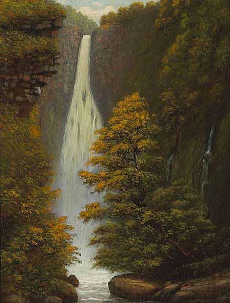 Edward Bailey Falls of Hanapepe, Spain oil painting art